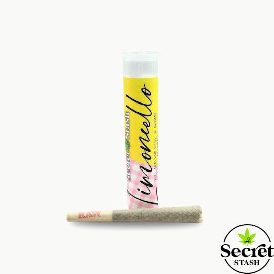 Secret Stash - Secret Stash | Full Bud Pre Roll | Limoncello | .5g - 1