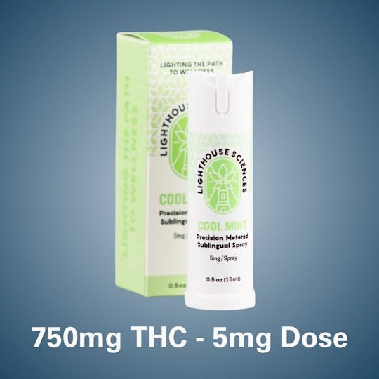 Lighthouse Sciences - Cool Mint Oral Spray | 750mg THC - 1