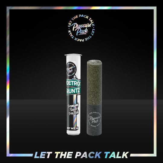 Pressure Pack - Pressure Pack Detroit Runtz Pre-roll 1g - 1
