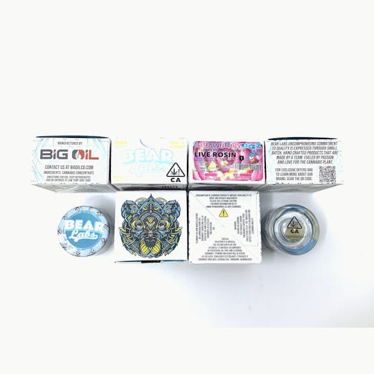 Bear Labs - Strawberry OGZ T1 Live Rosin - 1g - 1