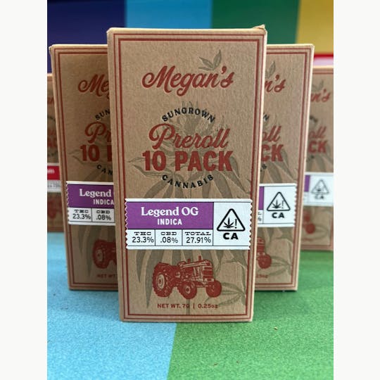 Megan's - Legend OG Pre-Roll 10pk - 1