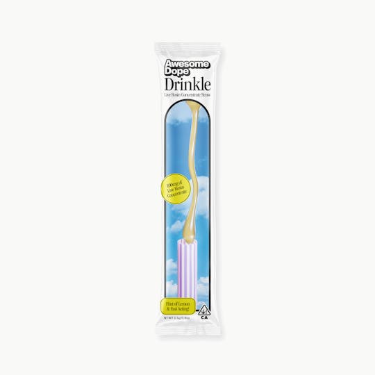 Awesome Dope - 100MG DRINKLE - INDICA - LR CONCENTRATE STRAW - AWESOME DOPE - 1