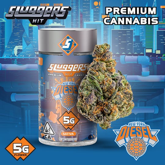 Sluggers Hit - Sluggers - Jarred Flower - 5g - NYC Diesel - 1