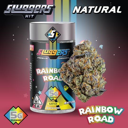 Sluggers Hit - Sluggers - Jarred Flower - 5g - Rainbow Road - 1