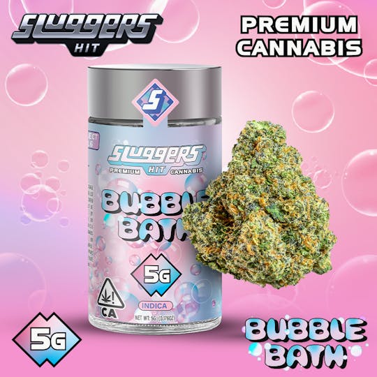 Sluggers Hit - Sluggers - Jarred Flower - 5g - Bubble Bath - 1