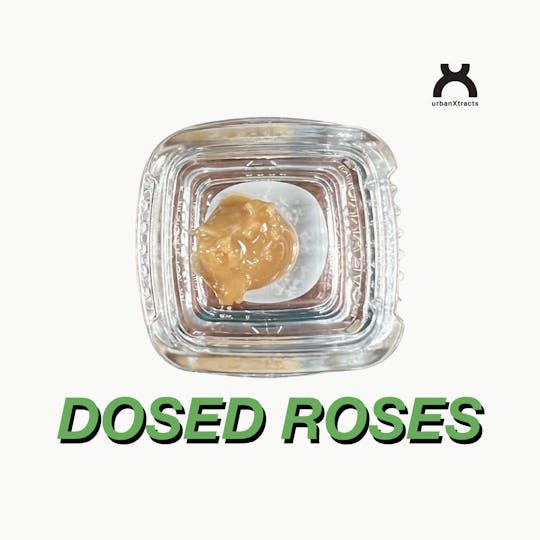 urbanXtracts - Dosed Roses - 1G Cold Cure Live Rosin - 1