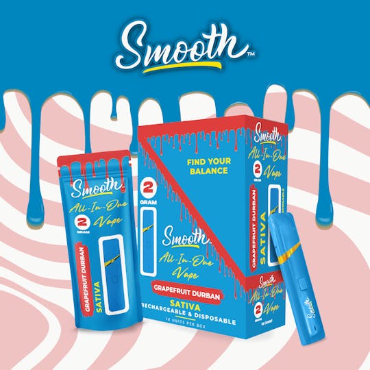 Smooth OKC - Grapefruit Durban - 2g Disposable - 1
