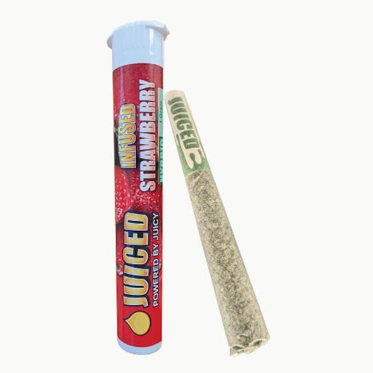 Juiced Powered By Juicy - Juiced Infused Pre-Rolls | Flower, Kief & Concentrate | Strawberry Single - 1