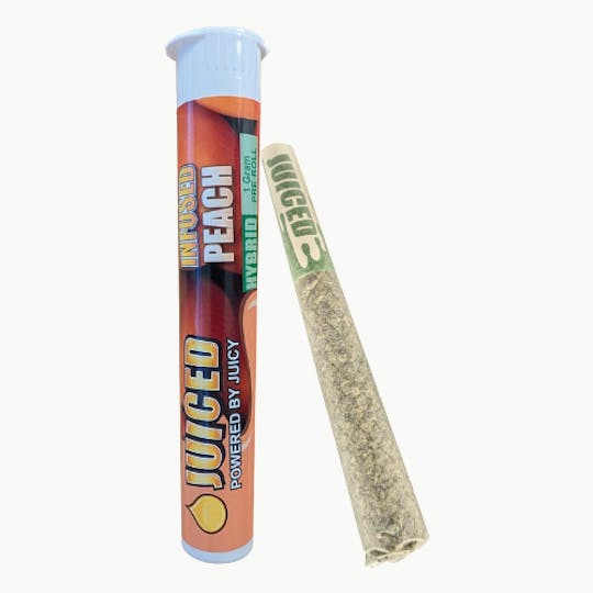 Juiced Powered By Juicy - Juiced Infused Pre-Rolls | Flower, Kief & Concentrate | Peach Single - 1