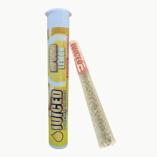 Juiced Powered By Juicy - Juiced Infused Pre-Rolls | Flower, Kief & Concentrate | Lemon Single - 1