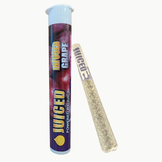Juiced Powered By Juicy - Juiced Infused Pre-Rolls | Flower, Kief & Concentrate | Grape Single - 1