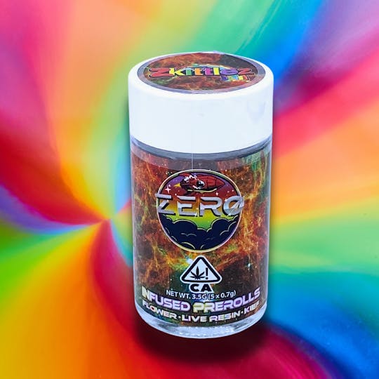Zero - Zkittlez Infused 5Pk Zero Prerolls - 1