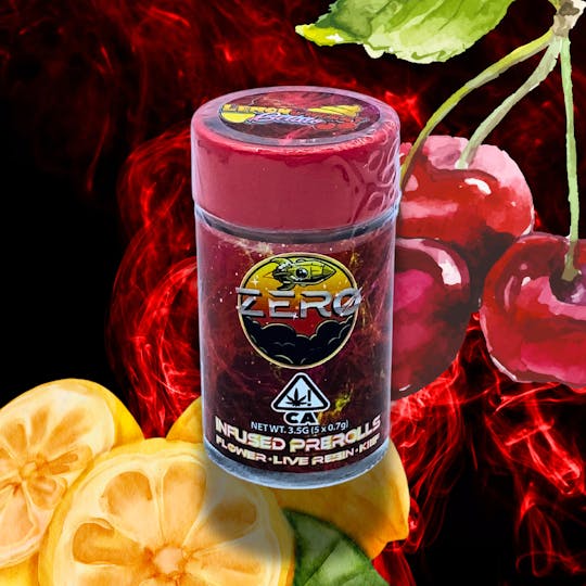 Zero - Lemon Cherry Infused 5Pk Zero Prerolls - 1