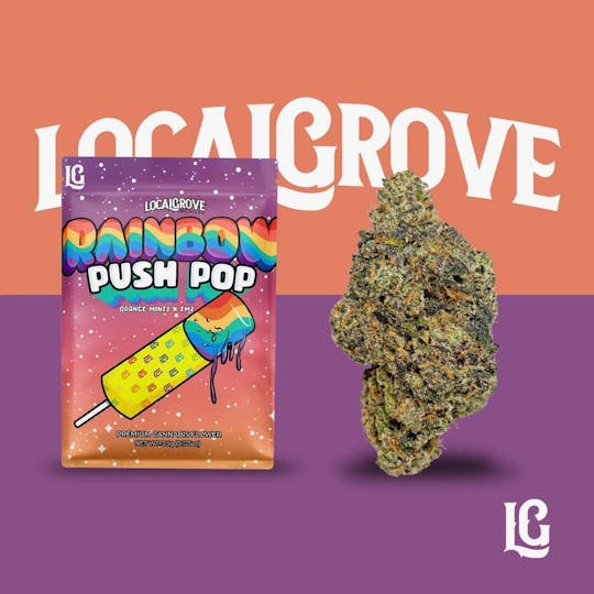 Localgrove - Local Grove Prepackaged Flower | Rainbow Push Pop | 3.5G - 1