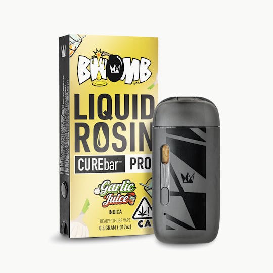 West Coast Cure - Garlic Juice - 0.5g Liquid Rosin AIO CUREbar Pro - Bhomb Line - 1