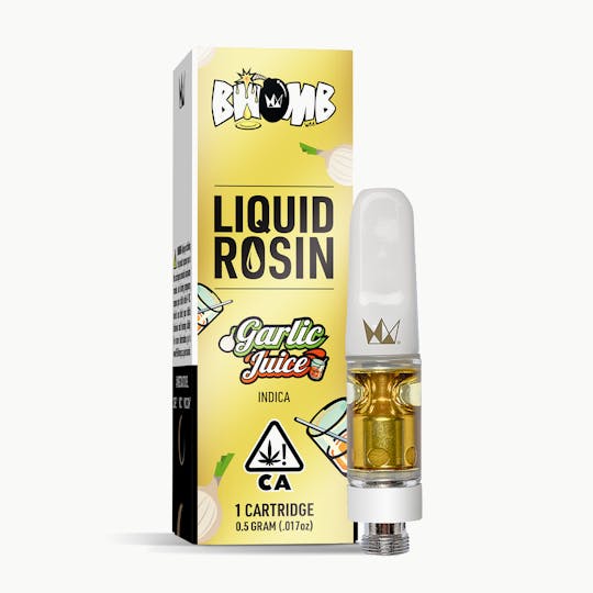 West Coast Cure - Garlic Juice - 0.5g Liquid Rosin Cartridge - Bhomb Line - 1