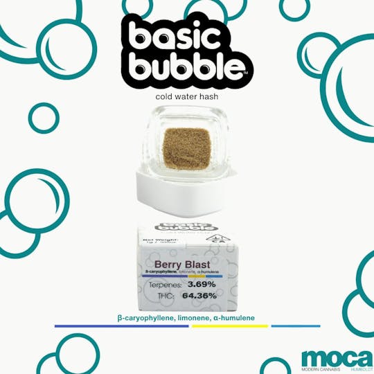 MOCA Humboldt - Basic Bubble - 1g Teal Label - Berry Blast - 1