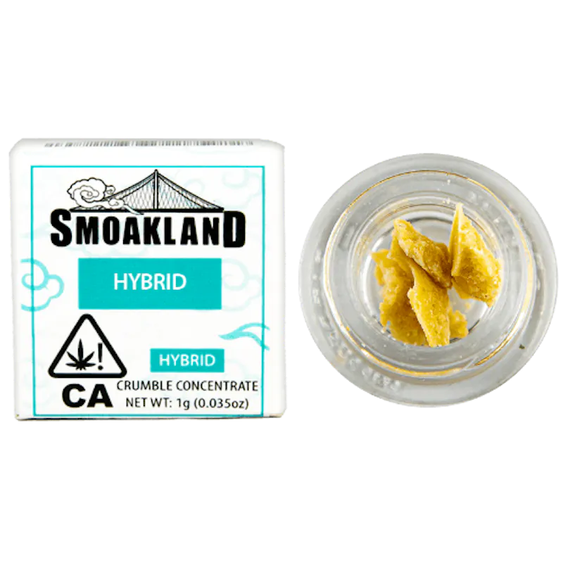 Smoakland Slushly Live Resin Crumble 1g concentrate