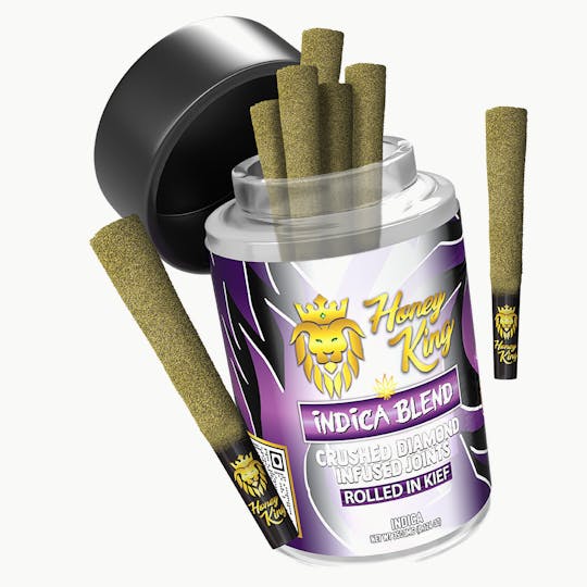 Honey King - Honey King 7x Infused Live Resin Mini Joints 3.5G - INDICA BLEND - 1