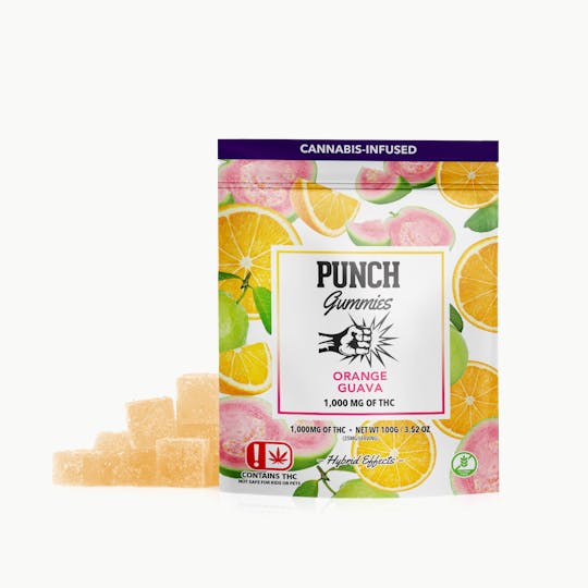 Punch Edibles & Extracts - Orange Guava Extreme Gummies 1,000 (OK) - 1