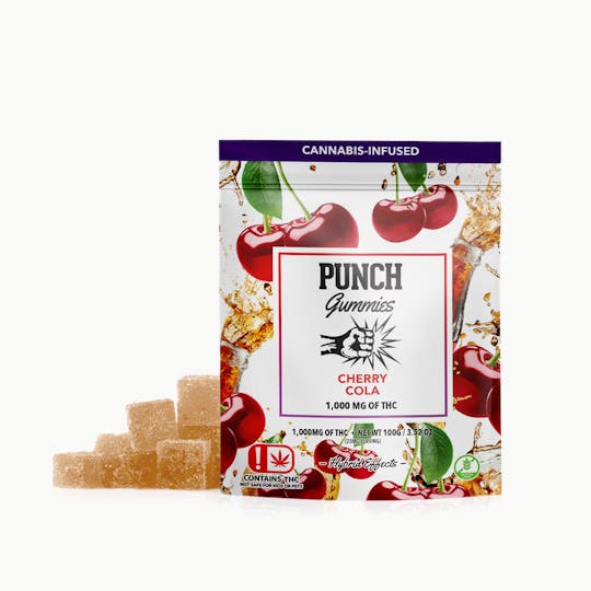 Punch Edibles & Extracts - Cherry Cola Extreme Gummies 1,000 (OK) - 1