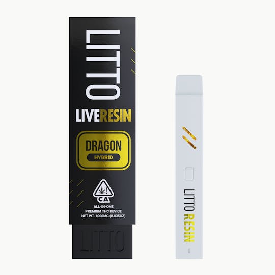 LITTO - LITTO - Dragon - Live Resin All-In-One - Hybrid - 1G - 1