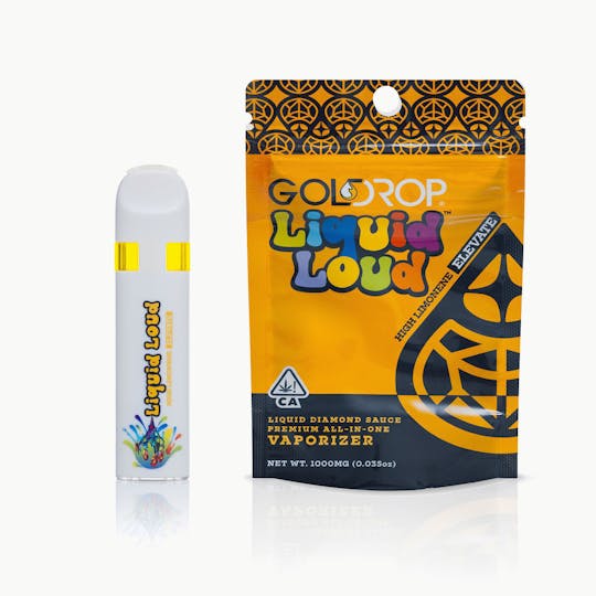 GoldDrop - Peach Rings - Liquid Loud Diamond Sauce - All-In-One - 1 Gram - 1
