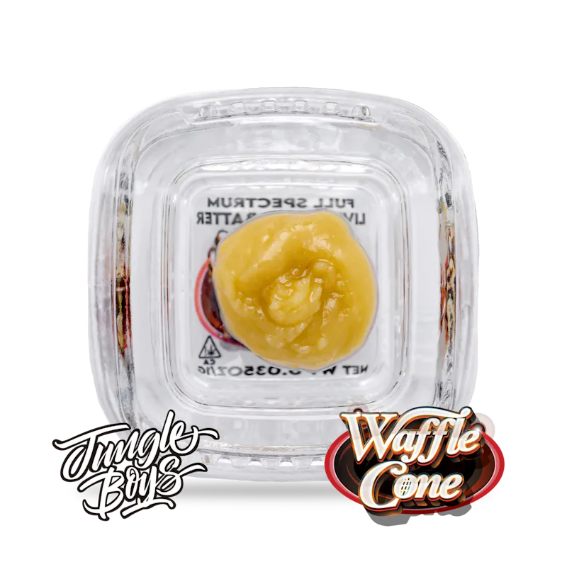 Jungle Boys Waffle Cone - 1g Full Spectrum Live Rosin Batter concentrate