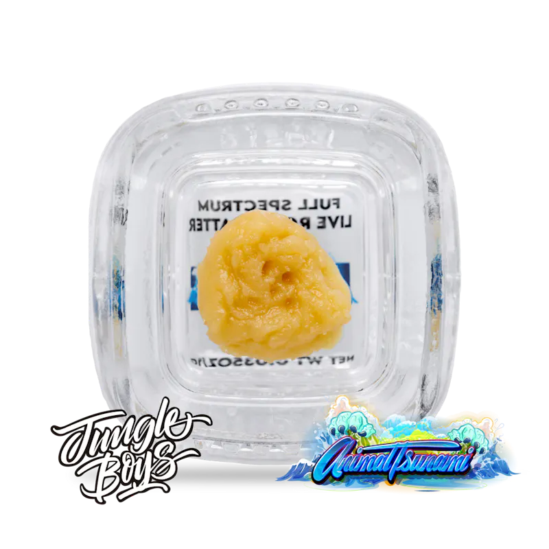 Jungle Boys Animal Tsunami - 1g Full Spectrum Live Rosin Batter concentrate
