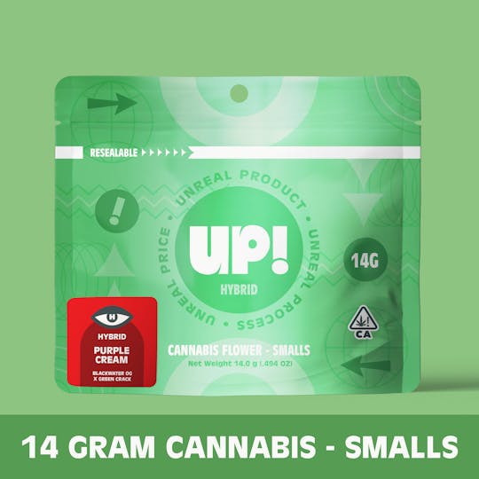 UP! - Purple Cream (Hybrid) Cannabis Smalls 14g - 1