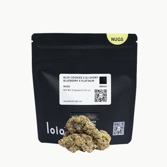 lolo - Blue Cookies x DJ Short Blueberry x Platinum | Indoor Nugs | 3.5g - 1