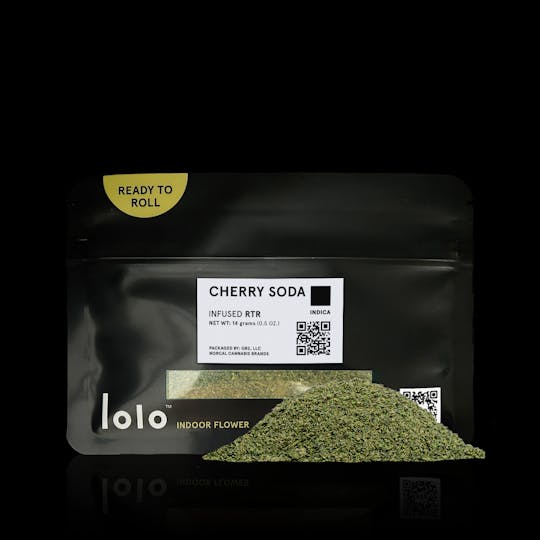 lolo - Cherry Soda | Indoor Kief Infused Ready To Roll | 14g - 1