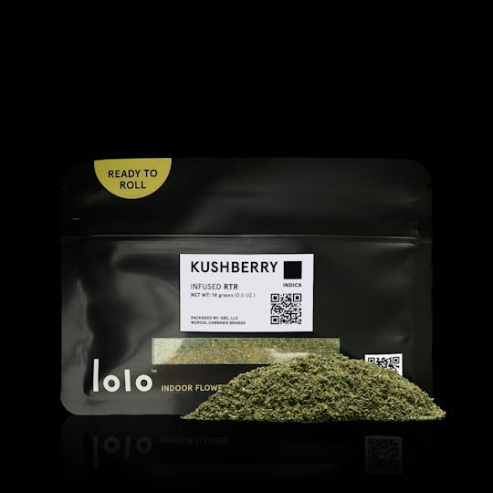 lolo - Kushberry | Indoor Kief Infused Ready To Roll | 14g - 1