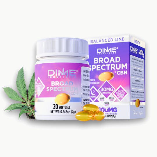 Dime Industries - Balanced Line "Evening" CBN Softgels - 1