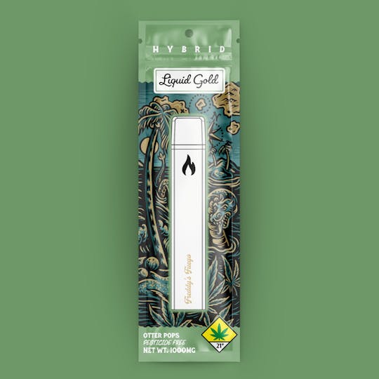 Freddy's Fuego - Otter Pops (Liquid Gold) Disposable - 1