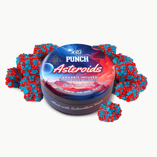 Punch Edibles & Extracts - Cherry Razz Storm Asteroids (100mg) - 1