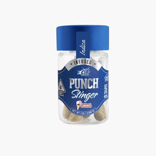Punch Edibles & Extracts - Gelati Stinger (Indica) 5 Pre Rolls 2.5g - 1