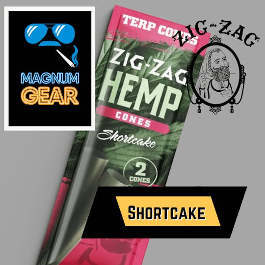 Magnum Weed - Zig-Zag Terp Cones Terpine-Infused Hemp Cones SHORTCAKE - 1