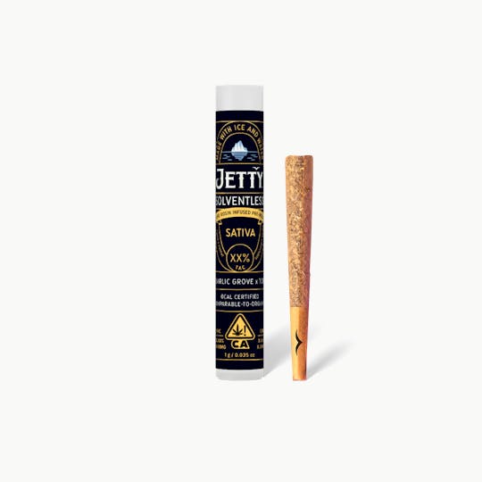 Jetty Extracts - Garlic Grove x Tangie Cookie Burger OCal Live Rosin Infused Pre-Roll 1g - 1
