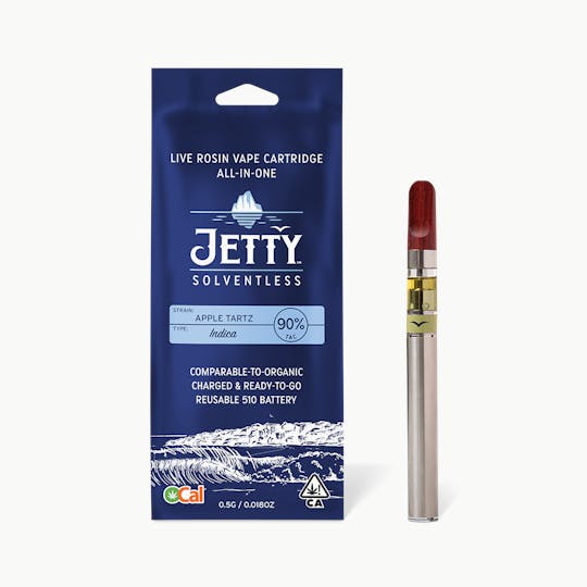 Jetty Extracts - Apple Tartz OCal Solventless All-in-One Vape Pen .5g - 1