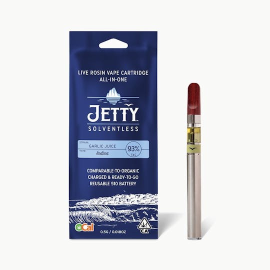 Jetty Extracts - Garlic Juice OCal Solventless All-in-One Vape Pen .5g - 1