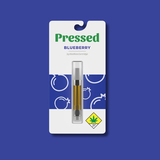 Pressed by Prismatic - Blueberry 1g cartridge - 1