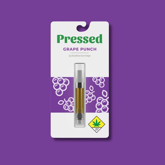 Pressed by Prismatic - Grape Punch 1g cartridge - 1