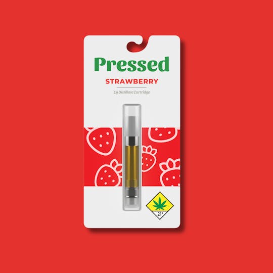 Pressed by Prismatic - Strawberry 1g cartridge - 1