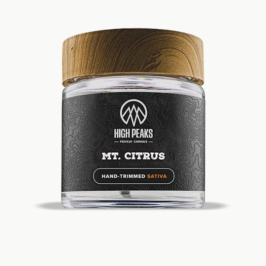 High Peaks - Mt. Citrus: Hand-Trimmed Flower | Sativa | 3.5g | 22% THC - 1