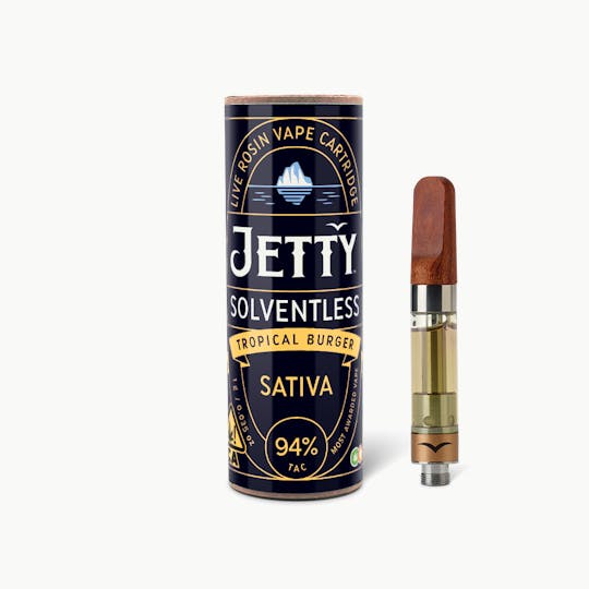 Jetty Extracts - Tropical Burger OCal Solventless Cartridge 1g - 1