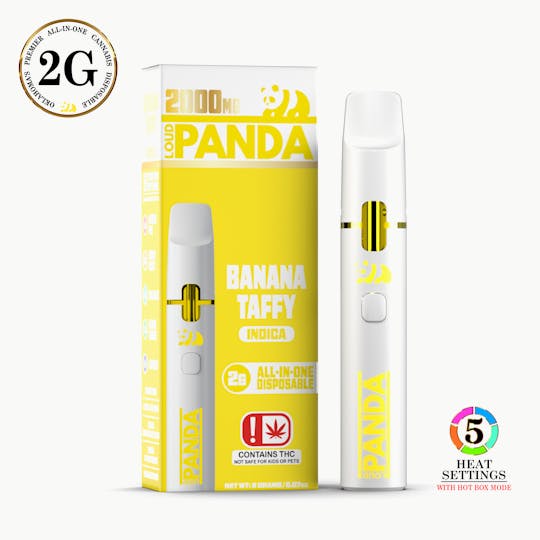 Loud Panda - Loud Panda - Banana Taffy - 2G Disposable - 1