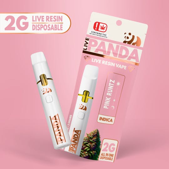 Loud Panda - Live Panda - Pink Runtz - 2G Live Resin Vape - 1