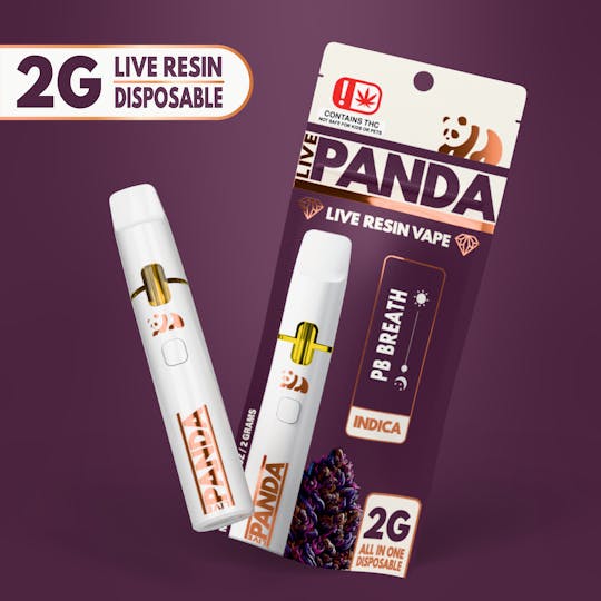 Loud Panda - Live Panda - PB Breath - 2G Live Resin Vape - 1