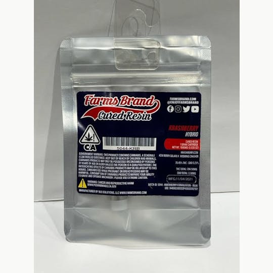 Farms Brand - Krashberry Sauce Cart 1g - Farms Brand - 1